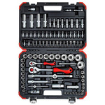 Zestaw kluczy nasadowych 1/4"+1/2" 94-częściowy GEDORE RED, R46003094