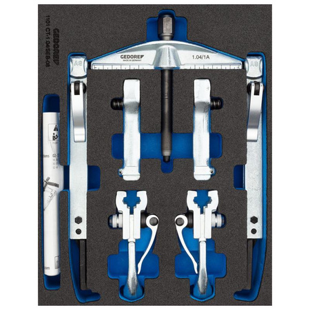Zestaw ściągaczy dwuramiennych, Gedore 1101-1.04/SEB-08, 3106756