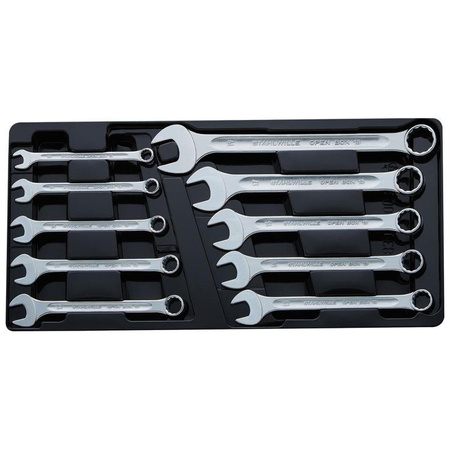 Zestaw 10 kluczy płasko-oczkowych 8-19 mm OPEN BOX 13/10, Stahlwille