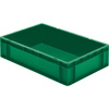 Skrzynka transportowa 600 x 400 x 145 mm zielona TK 600/145-0 LA-KA-PE