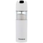 Młynek grawitacyjny do soli i pieprzu, biały, Klausberg