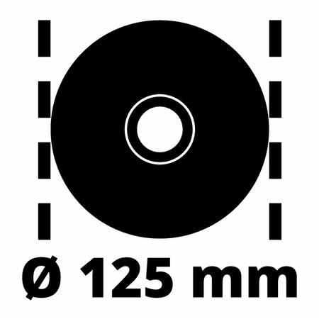 Szlifierka kątowa 125mm sieciowa TC-AG 125/850 (4430971) EINHELL