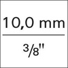 Zestaw 9 nasadek bitem TORX HF do grzechotki Zyklop 3/8" na zawieszce tekstylnej, Wera