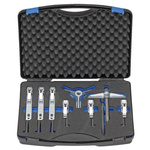 Zestaw ściągaczy z 6 hakami 90 x 100/200 mm, Gedore 1.07/K-1-SE 200 S, 1745158