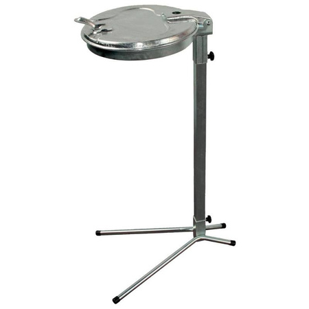 Stojak na worek śmieci z pokrywą stalową 70-120L