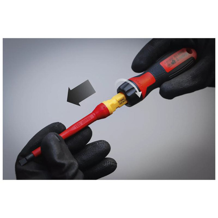 Zestaw izolowanych wkrętaków VDE z wymiennymi szpilekami 8 szt., BGS 35813