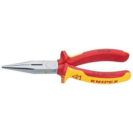 Szczypce tnące półokrągłe z izolowanymi rękojeściami 1000V VDE 160 mm KNIPEX 
25 06 160