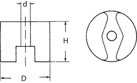 Galka magnet.31,8x25,4mm FORTIS