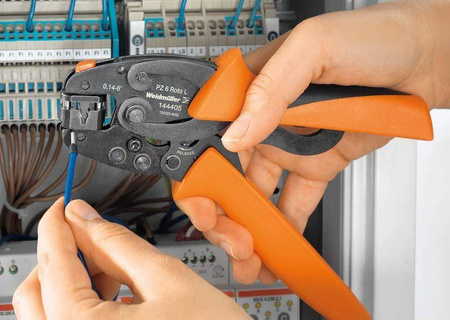 Szczypce do zagniatania tulejek kabl.PZ 6 roto L 0,14-6qmm Weidmüller