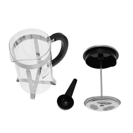 Zaparzacz tłokowy, szkło 0,60l KINGHoff