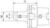 Oprawka zaciskowa D69893A HSK-A100 10x160mm Fortis