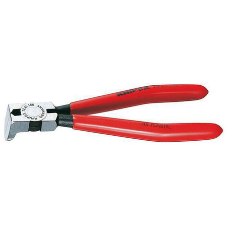 Szczypce tnące boczne do tworyzwa sytucynego z rękojeściami powlekanymi tworzywem sztucznym 160 mm KNIPEX 72 21 160