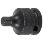 Adapter udarowego klucza nasadowego gniazdo czworokątne 10 mm (3/8") - trzpień czworokątny 6,3 mm (1/4"), BGS 171