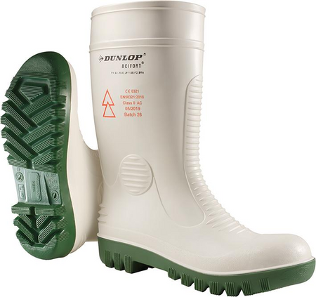 Kalosze Acifort High Voltage białe rozmiar 39/40 DUNLOP