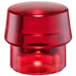 Twarda końcówka do młotka Ø 30 mm z tworzywa sztucznego, czerwona SIMPLEX 3206 HALDER