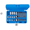 Zestaw bitów i kluczy nasadowych profil E / Torx 30 szt., BGS 5025