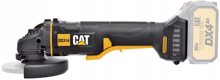 Akumulatorowa szlifierka kątowa bezszczotkowa 18V, tarcza 125 mm, DX314B CAT (bez akumulatora)