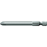 Bit krzyżakowy Phillips PH1 x 89 mm ciagliwo-twardy FORMAT