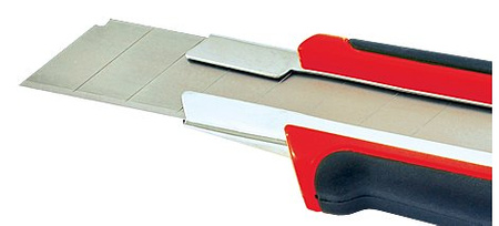 Nóż uniwersalny wzmacniany 3 ostrza gumowany PRO