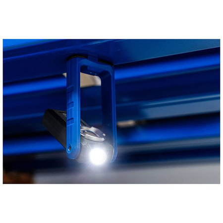 Lampa warsztatowa COB LED z magnesem i hakiem składana z funkcją ładowania indukcyjnego, BGS 85348