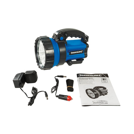Latarka akumulatorowa 5W z 3 trybami 200 lumenów, Silverline 747590