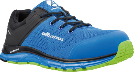 Buty robocze BHP Albatros Lift Blue Impulse Low 646610 S1P SRA HRO ESD rozmiar 42