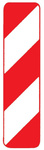 Znak drogowy 605-10 1000x250mm Słupek drogowy lewy