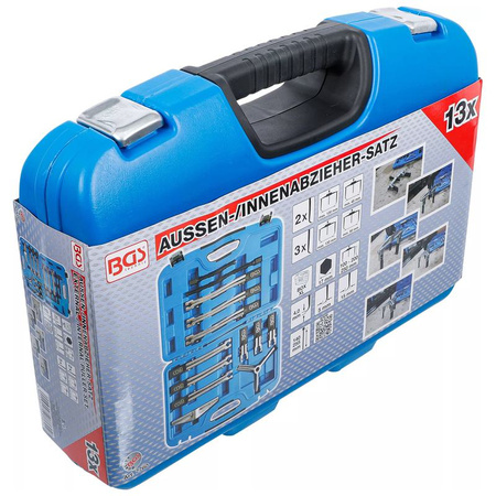 Zestaw ściągaczy zewnętrznych/wewnętrznych, 2- i 3-ramiennych 13 szt., BGS 7760