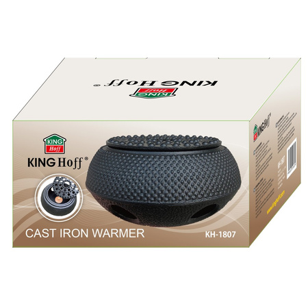 Podgrzewacz do zaparzaczy zeliwnych, czarny KINGHoff