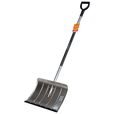 Łopata alumiowa do śniegu uchwyt D tłumiąca hałas szerokość 50cm trzonek aluminowy dł. 125cm