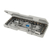 Zestaw nasadek metryczno/imperialnych 1/2" z grzechotką, 42 elem., 42 elementy, Silverline SS39