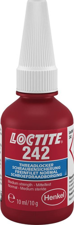 Zabezp.polącz.gwintówych,LOCTITE 242, butelka 10m l Henkel