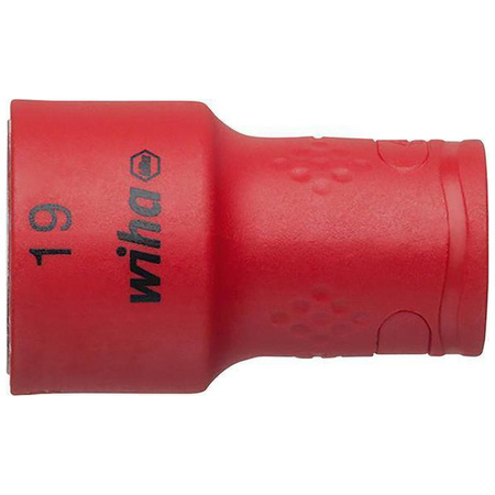 Końcówka wymienna klucza nasadowego 6-kątna 3/8" 19mm VDE Wiha