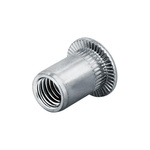 Nitonakrętka aluminiowa M5 łeb płasko-okrągły do materiałów 3-5,5 mm Goebel