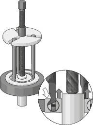 Zestaw do demontażu łożysk kulkowych PLUS, Gedore 1.92/1, 1553534