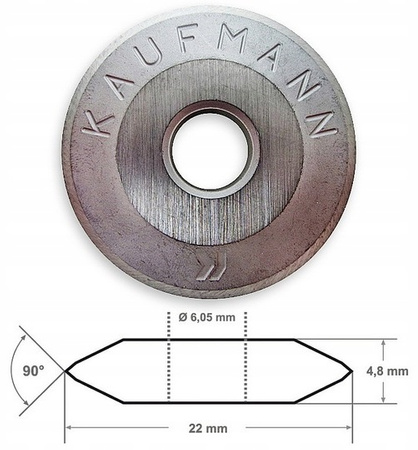 Kółko tnące do przecinarek Kaufmann Ø22 Profi 10.980.21 TopLine