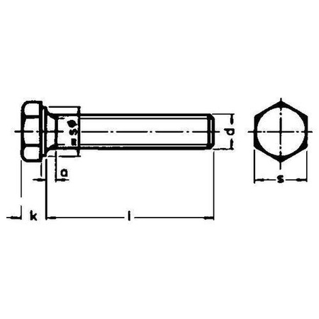 Śruby sześciokątny łeb DIN 933 A2 M5x30mm 100szt E-NORMpro