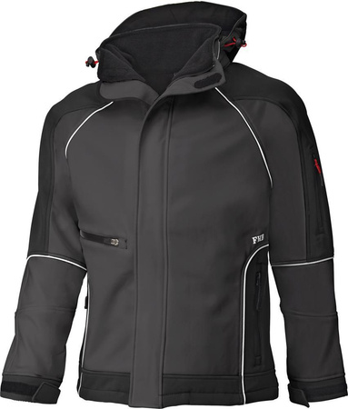 Kurtka softshell WALTER antracytowo-czarna rozmiar M
