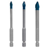 Zestaw wierteł EXPERT HardCeramic HEX-9 5/6/8 mm, 3 szt. BOSCH