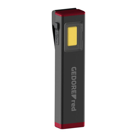 Mini lampa robocza 300 lm z magnesami i klipsem, GEDORE RED, R95700089