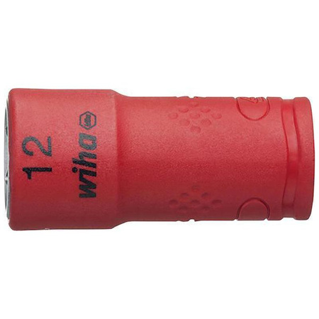 Końcówka wymienna klucza nasadowego 6-kątna 1/4" 12mm VDE Wiha