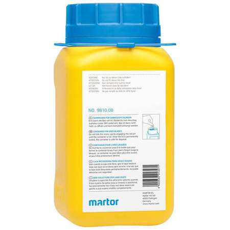 Pojemnik na zużyte ostrza noży Martor