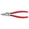 Szczypce do zgniatania tulejek kablowych z rękojeściami powlekanymi tworzywem sztucznym 180 mm KNIPEX 97 71 180