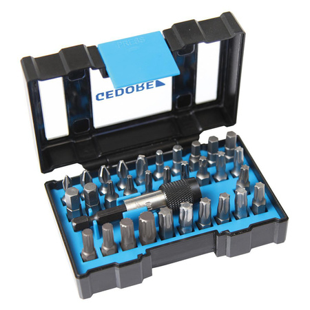 Zestaw bitów przemysłowych Bit-Box Industrie 1/4" – 32 części, Gedore 666-032-J, 2993228