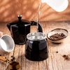 Aluminiowa kawiarka ciśnieniowa do kawy, 12 filiżanek, czarny/rose gold KINGHoff