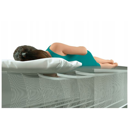 Materac dmuchany z wbudowaną pompką elektryczną 203x152x30 cm 64118ND INTEX