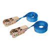 Pas mocujący z napinaczem grzechotkowym, 2 szt., 5m x 25mm - mierzone 500 kg, mocowanie 1000 kg, Silverline 566269