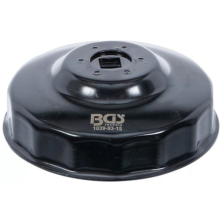 Klucz do filtra oleju 15-kątny Ø 93 mm do Honda, Mazda, Mitsubishi, Nissan, Volvo, BGS 1039-93-15