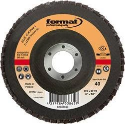 Ściernica listkowa talerzowa, wzmocniona włóknem szklanym, wysklepiona 125mm K60 FORMAT