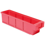 Pojemnik na drobne elementy VKB, 300x93x83 mm czerw.